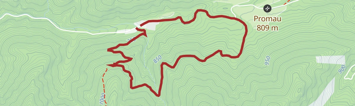 Route map: Kleine Scheibenbergrunde